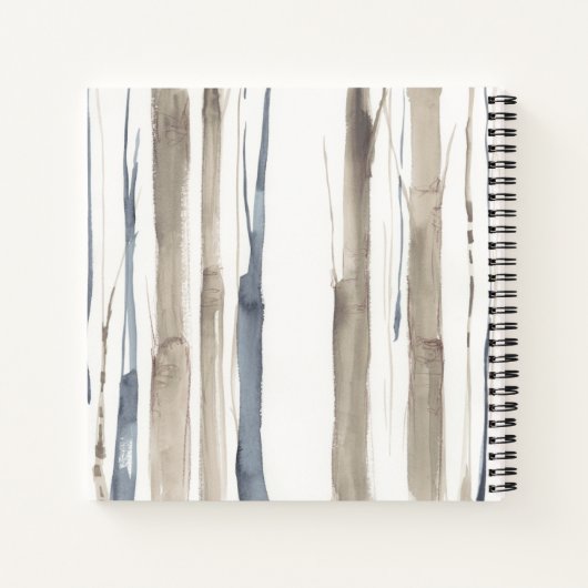 Duo Tone Trees II Notitieboek (Achterkant)