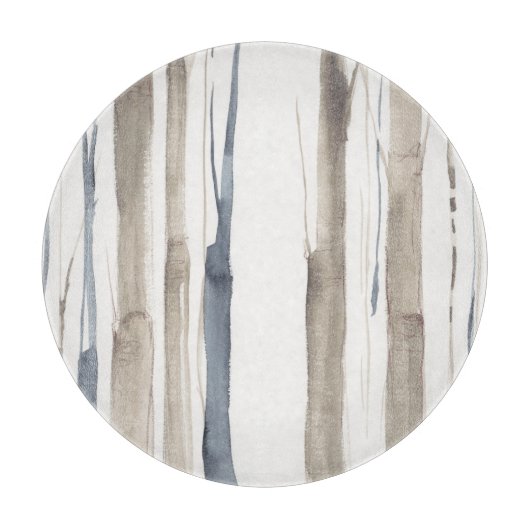 Duo Tone Trees II Snijplank (Voorkant)