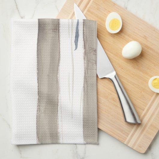 Duo Tone Trees II Theedoek (Quarter Fold)