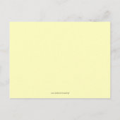 "Duo" Vanilla Save the Date Briefkaart (Achterkant)