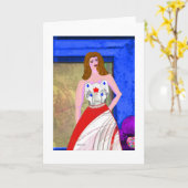 Duo verstrengelde het creatieve ontwerp van Lee Ma Kaart (Gele Bloem)