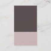 Duo - Verticaal formaat & roze Visitekaartje (Achterkant)