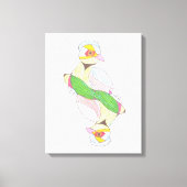 Duo Vogel Canvas Afdruk (Voorkant)