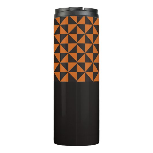 Duo zwart en sinaasappel - Business LogThermal Tum Thermosbeker (Achterkant)