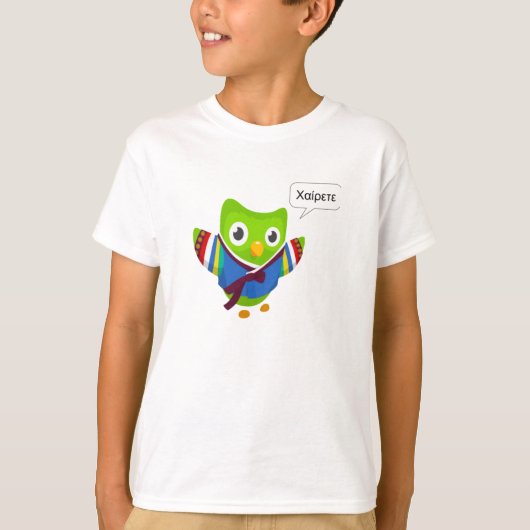 duolingo Greek Classic T-Shirt (Voorkant)