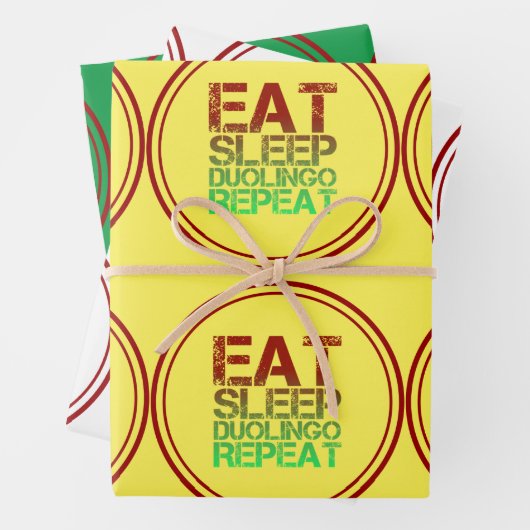 duolingo inpakpapier vel (In situ)