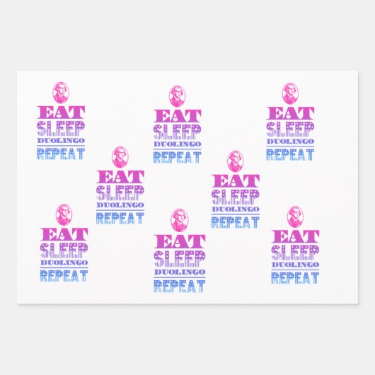 duolingo inpakpapier vel (Voorkant 3)