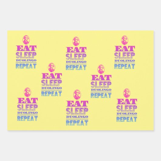 duolingo inpakpapier vel (Voorkant)