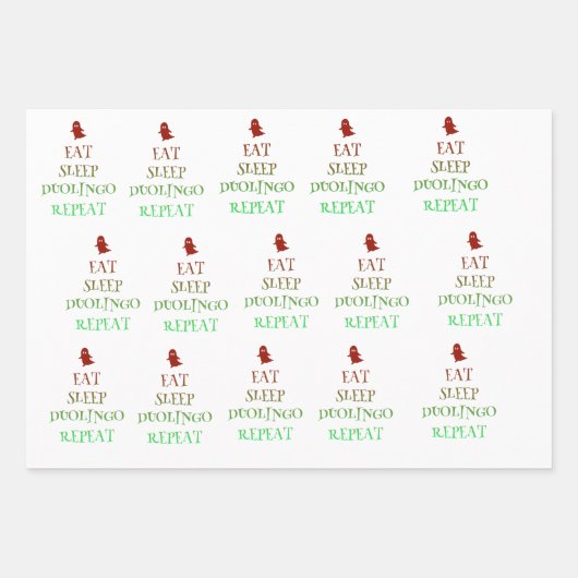 duolingo inpakpapier vel (Voorkant 3)