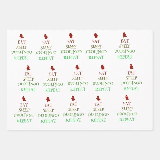 duolingo inpakpapier vel (Voorkant 2)