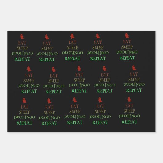 duolingo inpakpapier vel (Voorkant)