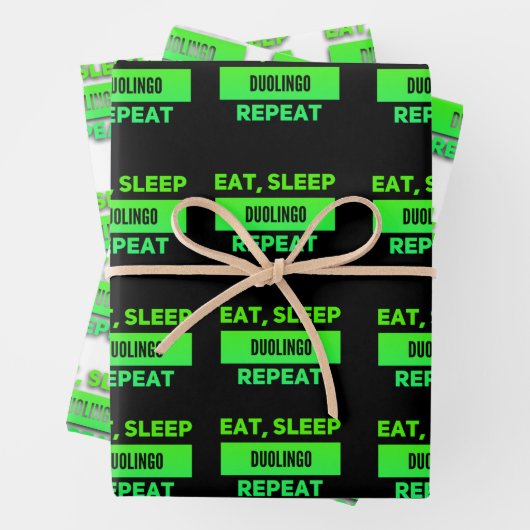 duolingo inpakpapier vel (In situ)