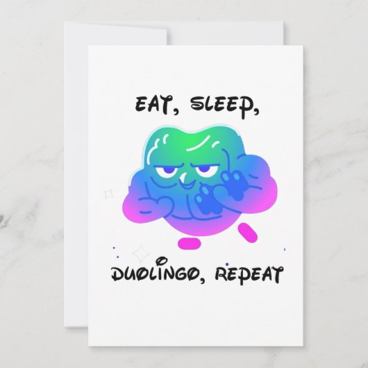 duolingo kaart (Voorkant)