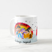 duolingo koffiemok (Voorkant links)