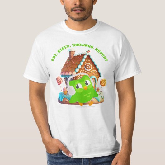 duolingo t-shirt (Voorkant)