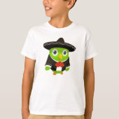 Duolingo voor Spaans Teken Sticker T-shirt (Voorkant)
