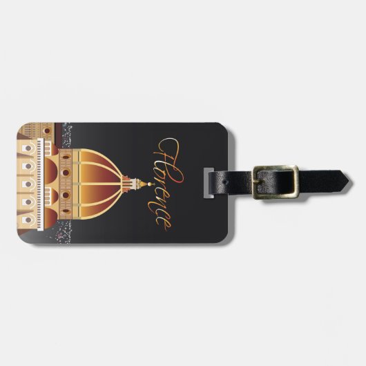 Duomo-Bagagelabel Bagagelabel (Voorkant horizontaal)