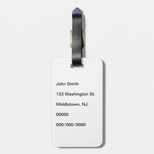 Duomo-Bagagelabel Bagagelabel (Achterkant verticaal)