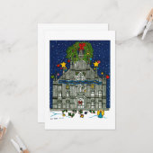 Duomo Catherdral - Milaan, Italië Kaart (Voorkant / Achterkant in situ)