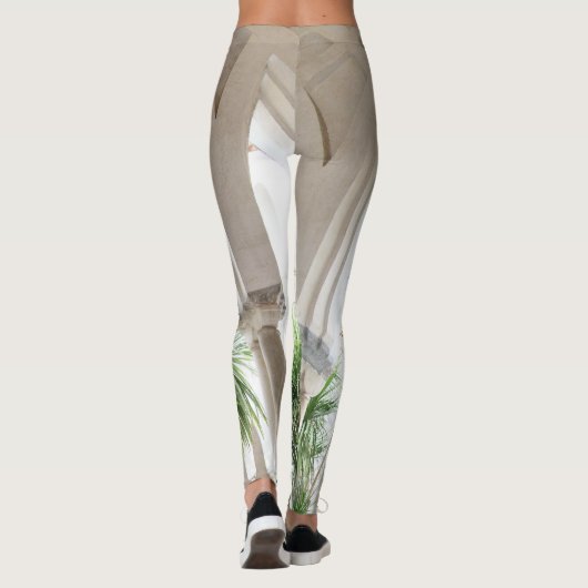 Duomo di Amalfi Garden #1 #reis #muur #art Leggings (Achterkant)