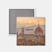 Duomo di Firenze Florence Italy Design Magnet (Voorkant / Achterkant)