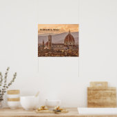 Duomo di Firenze Florence Italy Design Poster (Keuken)