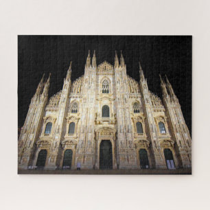 Duomo di Milano bij nacht - 16 x 20 - 520 stuks. Legpuzzel
