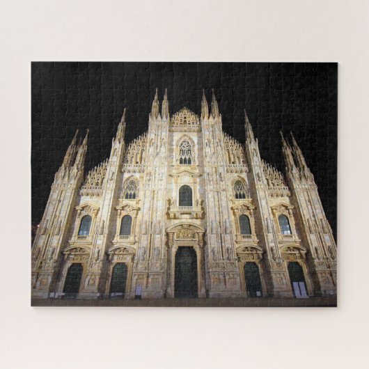 Duomo di Milano bij nacht - 16 x 20 - 520 stuks. Legpuzzel (Horizontaal)