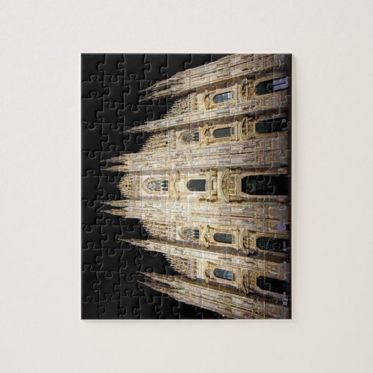 Duomo di Milano bij nacht - 8x10 - 110 pc Legpuzzel (Verticaal)
