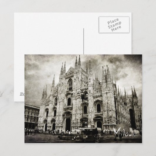 Duomo di Milano - Briefkaart (Voorkant / Achterkant)