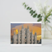 Duomo di Milano Church Milaan Italië Briefkaart (Staand voorkant)
