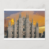 Duomo di Milano Church Milaan Italië Briefkaart (Voorkant)