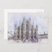 Duomo di Milano Italië Briefkaart (Voorkant / Achterkant)
