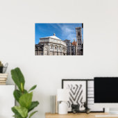 Duomo en doopkapel, Florence poster (Thuiskantoor)