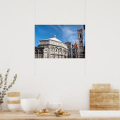 Duomo en doopkapel, Florence poster (Keuken)