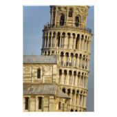 Duomo en Leaning Tower, Pisa, Toscane, Italië Foto Afdruk (Voorkant)