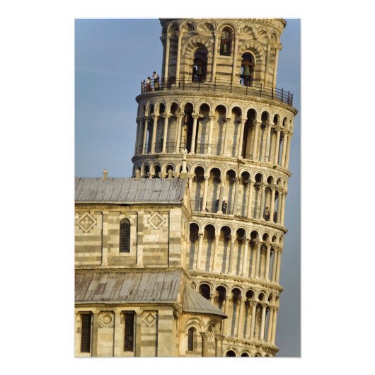Duomo en Leaning Tower, Pisa, Toscane, Italië Foto Afdruk (Voorkant)