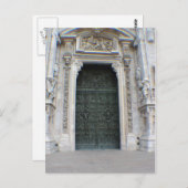 Duomo Entrance - Milano, Italië Briefkaart (Voorkant / Achterkant)