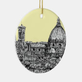Duomo Firenze roomivoor Keramisch Ornament (Rechts)