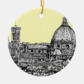 Duomo Firenze roomivoor Keramisch Ornament (Voorkant)