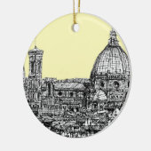 Duomo Firenze roomivoor Keramisch Ornament (Links)