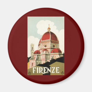 Duomo in Firenze Florence Italië Vintage Travel Ar Magneet