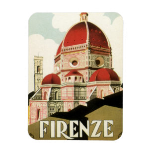 Duomo in Firenze Florence Italië Vintage Travel Ar Magneet