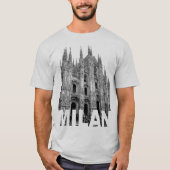 Duomo kathedraal kerk van Milaan, Lombardije op ee T-shirt (Voorkant)