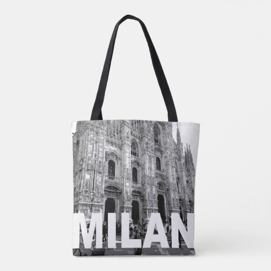 Duomo kathedraal kerk van Milaan, Lombardije op ee Tote Bag (Achterkant)