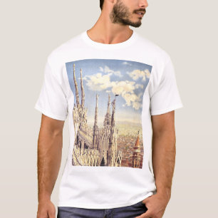 Duomo kathedraal van Milaan Geboorte van de Heilig T-shirt