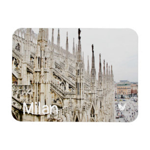Duomo Milaan - koelkast magneet van Velvet Escape