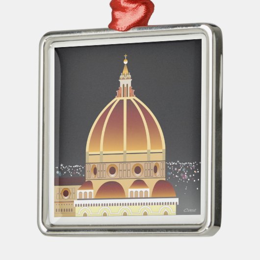 Duomo-versiering Metalen Ornament (Links)