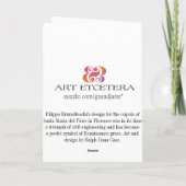 Duomo-wenskaart Kaart (Achterkant)