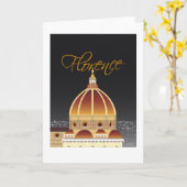 Duomo-wenskaart Kaart (Gele Bloem)